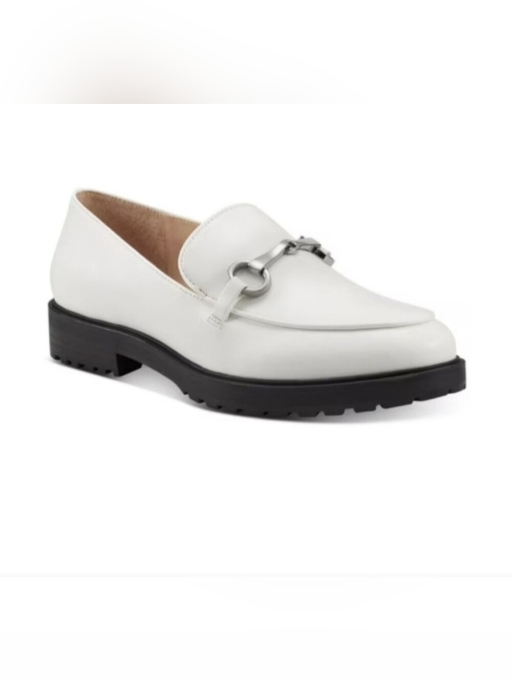 INC International Women's Taylyn Loafer In White SZ 8.5M